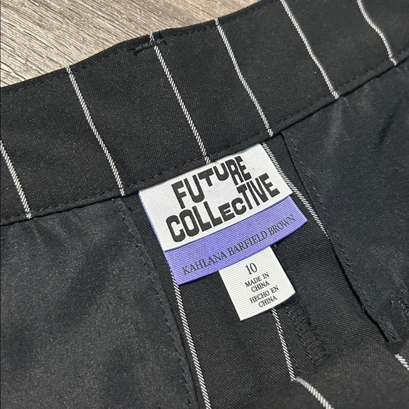 Black Pinstripe Trousers - Picture 3 of 7